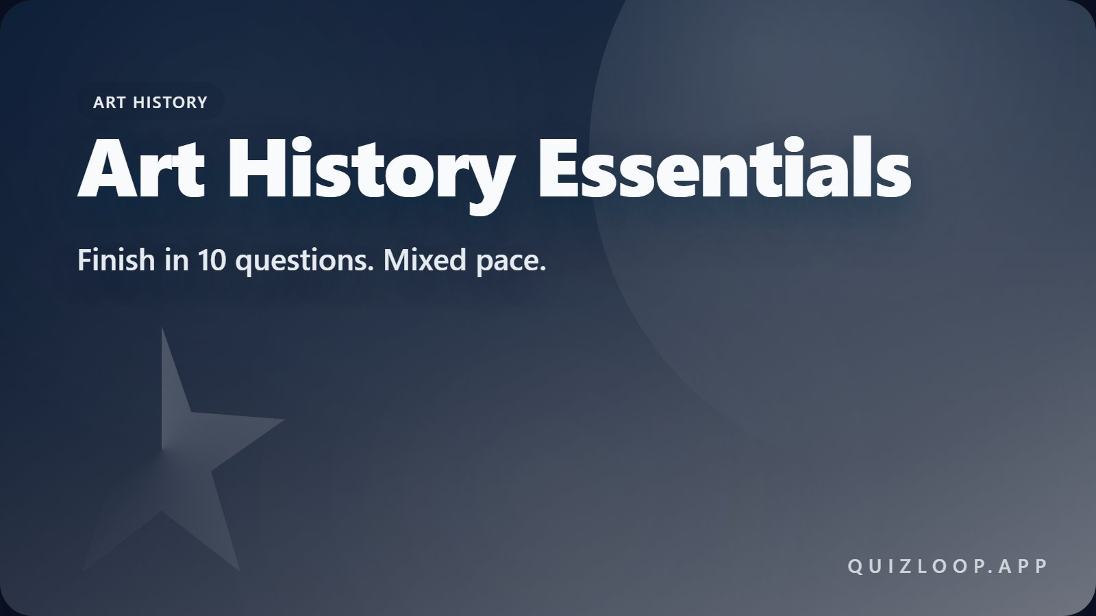 Art History Essentials