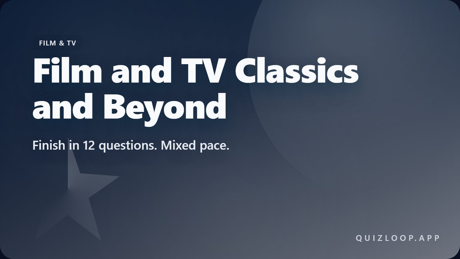 Film and TV Classics and Beyond