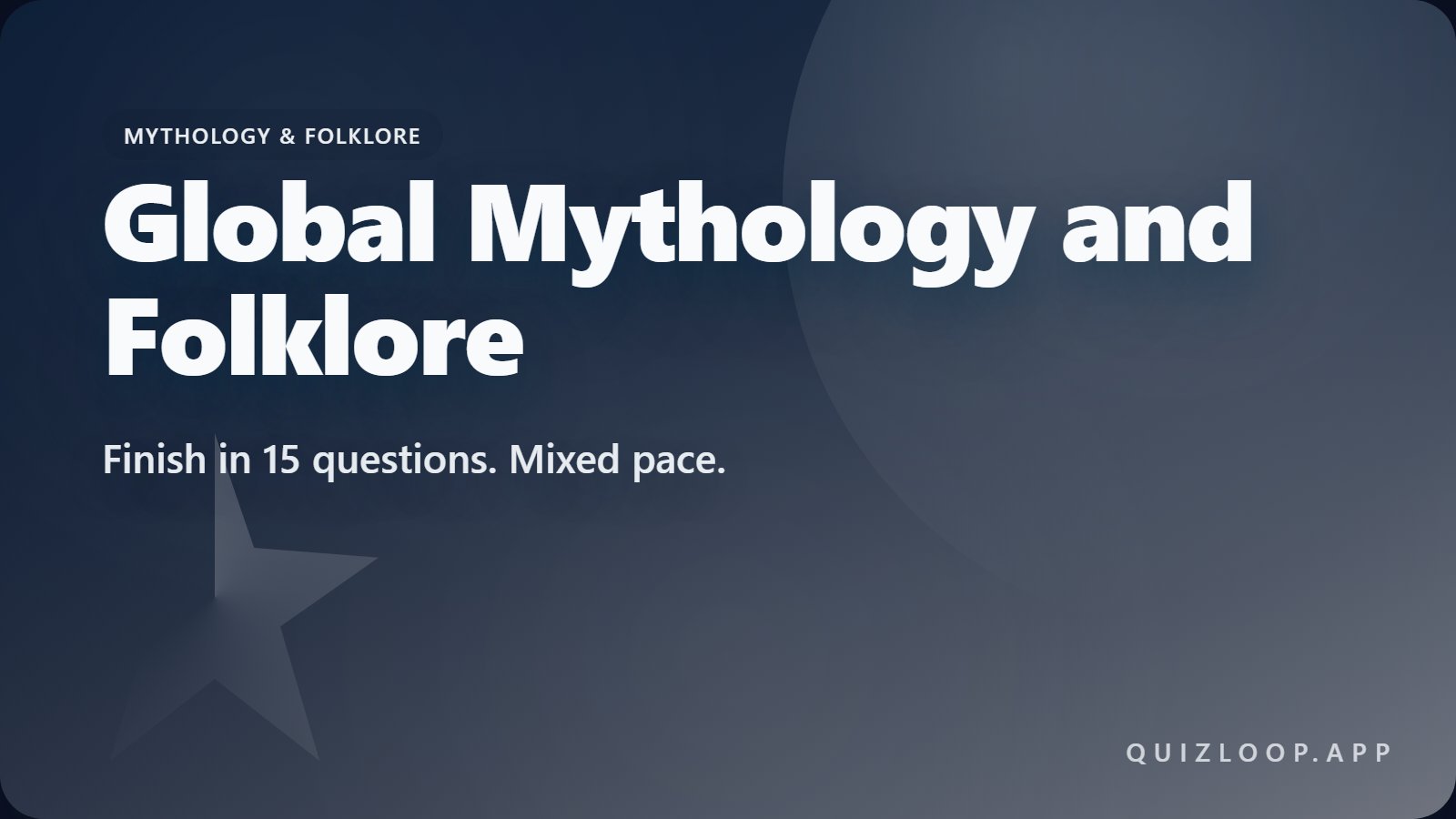 Global Mythology and Folklore
