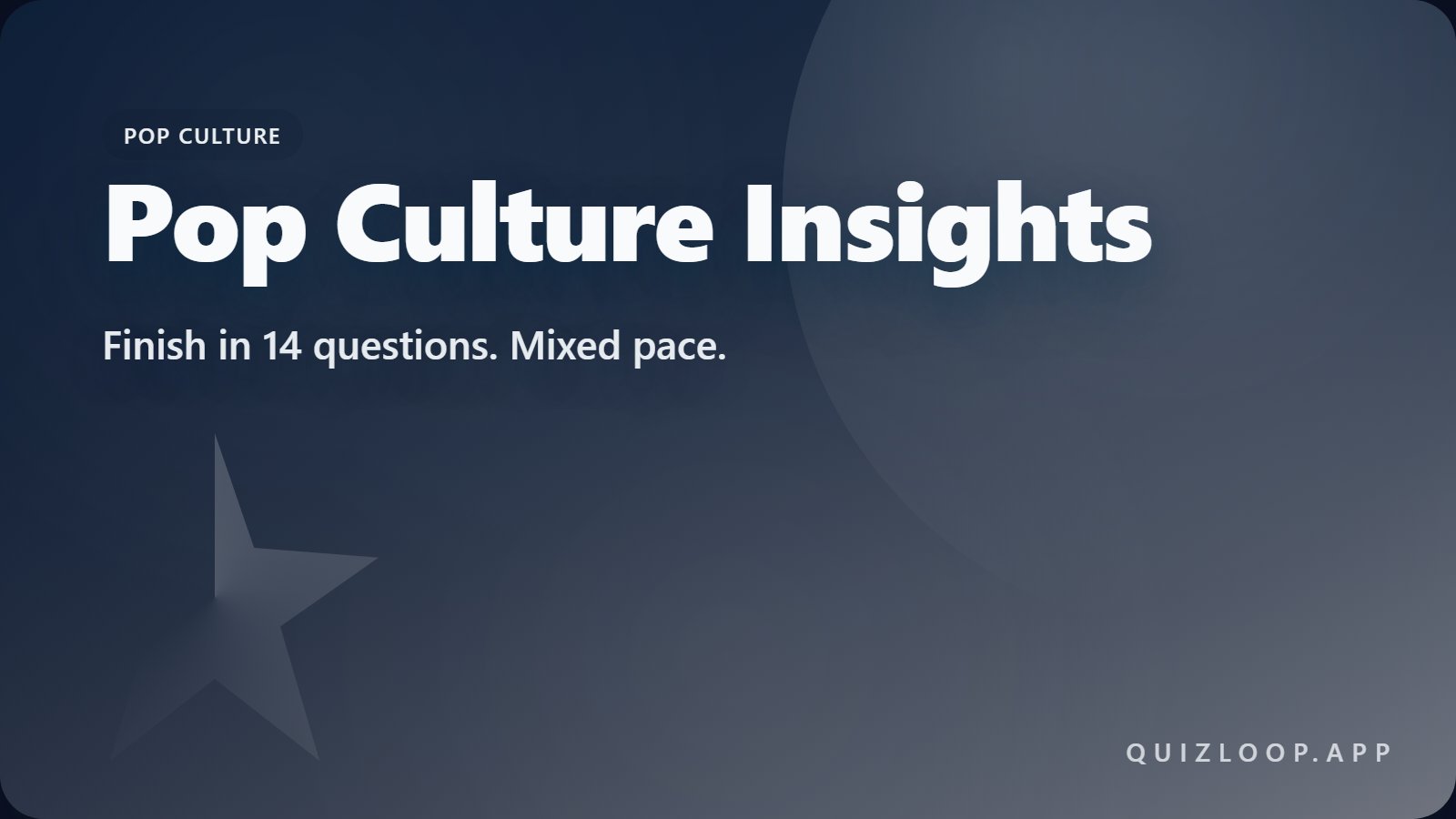 Pop Culture Insights